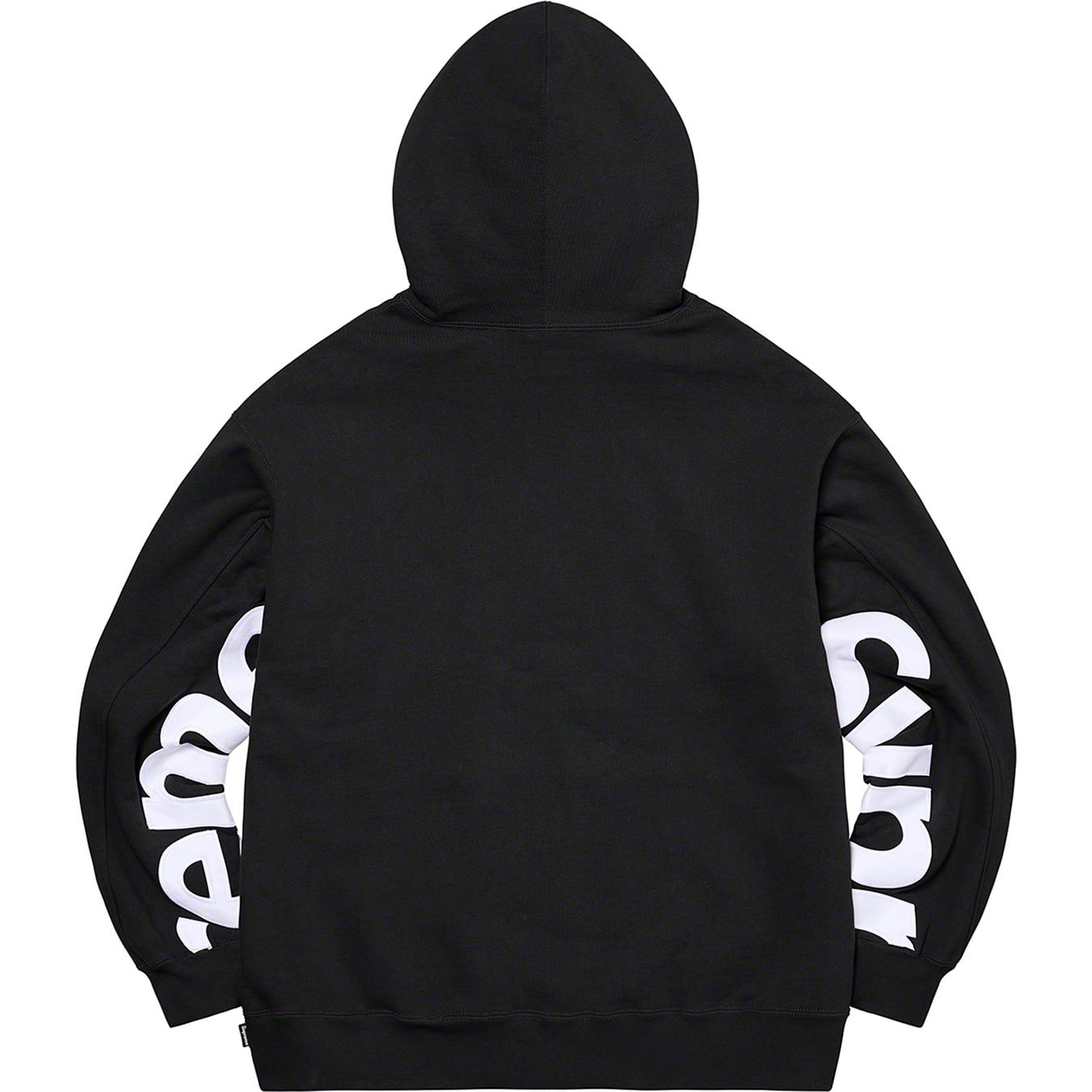 Cropped Panels Hooded Sweatshirt view 14